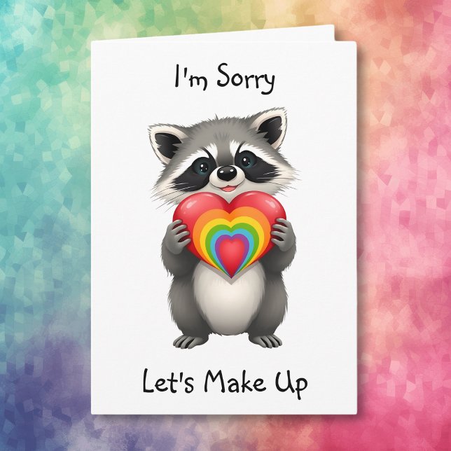 I'm Sorry I Miss You  | LGBTQ Raccoon Card (Creator Uploaded)