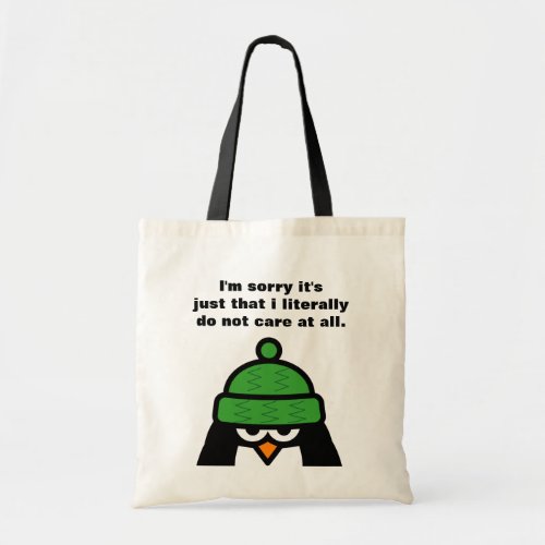 Im sorry its just that  penguin tote bag