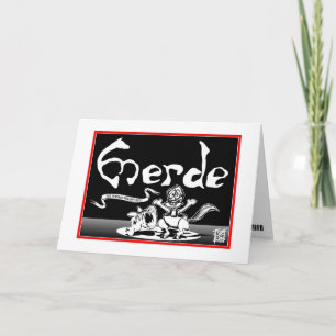 I'M SORRY "MERDE" CARD