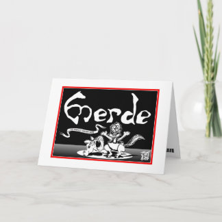 I'M SORRY: "MERDE" CARD