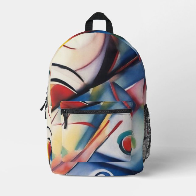 I'm space printed backpack (Front)