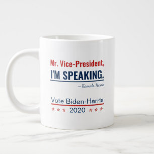 I'm Speaking Kamala Harris President 2024 Giant Coffee Mug