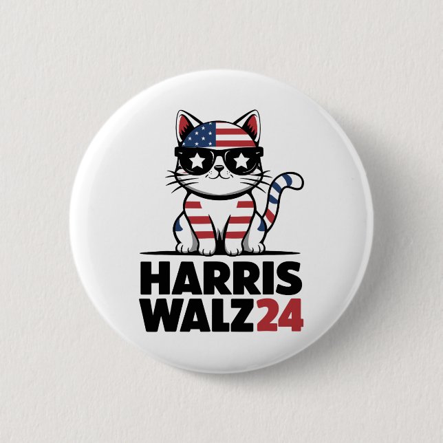 Im Speaking Kamala Harris President Comma La Ameri Button (Front)