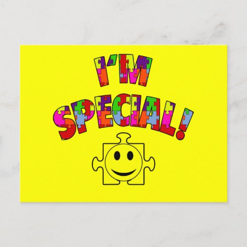 Im Special Autistic Awareness Postcard