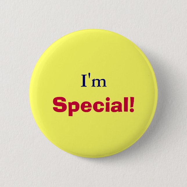I'm, Special!-Button Button (Front)