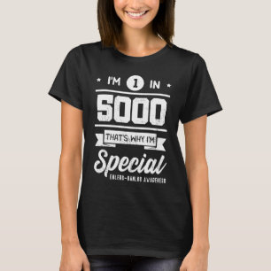 I'm Special Ehlers Danlos Black White Zebra Stripe T-Shirt