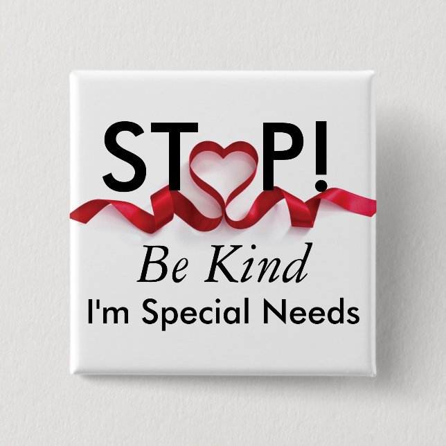 I'm Special Needs  Button (Front)