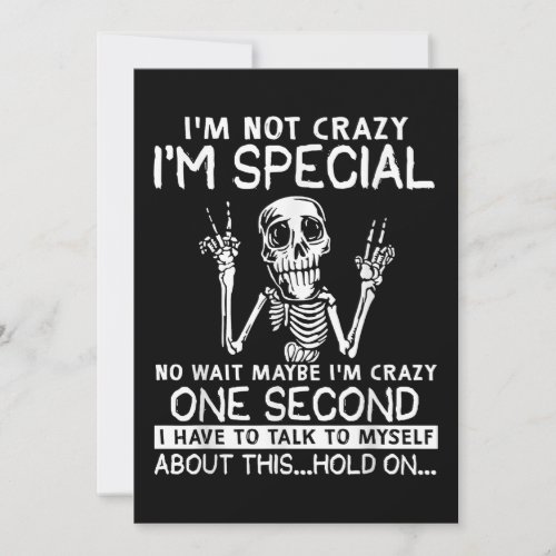 Im Special No Wait Maybe Im Crazy Skull Announcement