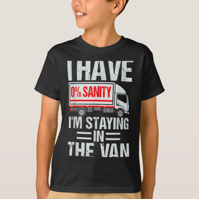 Im Staying In Tha Van Funny Phasmophobia Gamer Men T-Shirt (Front)