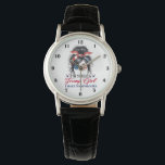 I'm Still A Trump Girl I Make No Apologies Watch<br><div class="desc">This patriotic watch features an American girl with messy bun and text "I'm Still A Trump Girl I Make No Apologies". Perfect for showing your support for your favorite presidential candidate.</div>