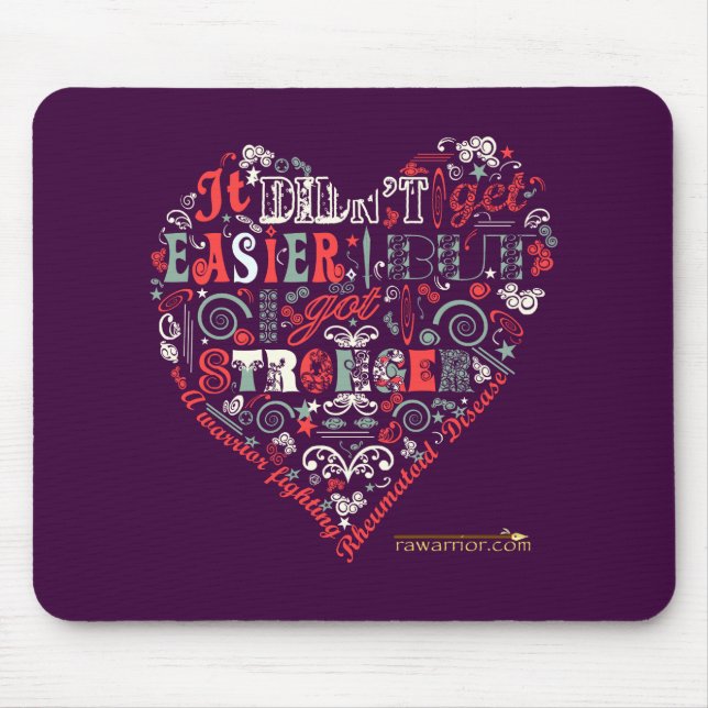 I'm stronger mouse pad (Front)
