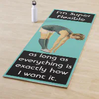 Yoga mat funny store