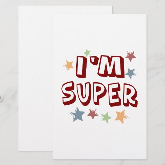 Im Super with Stars (Front/Back)