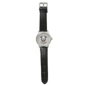 I'm surrounded by idiots Penguin Funny Gray Watch (Flat)