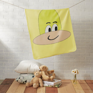 I'm Sveety, Unique Comic, Funny Face Cartoon Baby Blanket