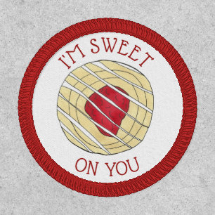I'm Sweet On You Cherry Danish Pastry Foodie Love Patch