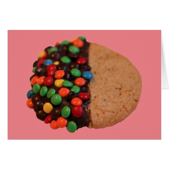 I'm Sweet On You Chocolate Dipped Cookie Cards (Front Horizontal)