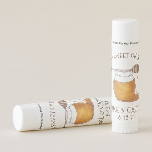 Im Sweet on You Honey Wedding Engagement Shower Lip Balm