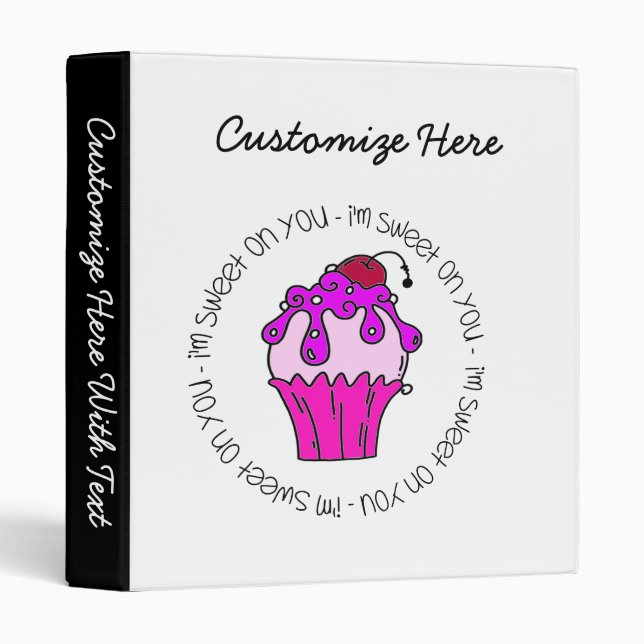 I'm Sweet on You Valentine Binder (Front/Spine)