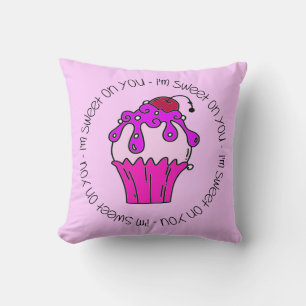 I'm Sweet on You Valentine Throw Pillow