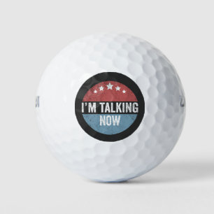 I'm Talking Now Trump Kamala President Debate Golf Balls