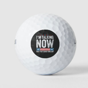 I'm Talking Now Trump Kamala President Debate Golf Balls