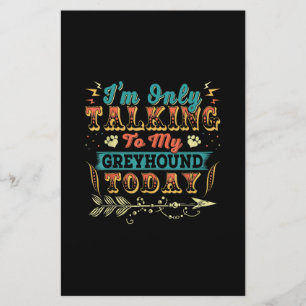 Im Talking To My Greyhound Mom Gifts For Women Stationery