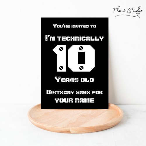 Im Technically years old Leap Year Birthday BL Invitation