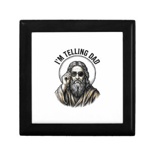 I'm Telling Dad Vintage Engraving Funny Shirt Gift Box