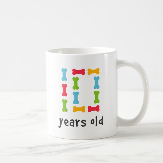 I'm Ten Years Old Coffee Mug (Right)