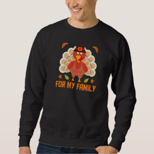 I'm Thankful For My Friend Family Awesome Thanksgi Sweatshirt