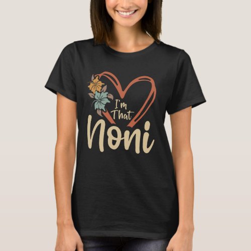 Im That Noni Funny Grandma Christmas T_Shirt
