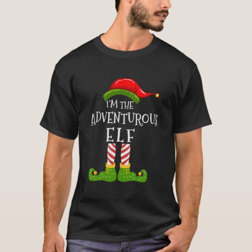 IM The Adventurous Elf Group Matching Family Xmas T_Shirt