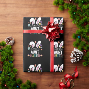I'm The Aunt Bunny Easter Family Matching Wrapping Paper