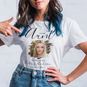 I'm The Aunt   Graduate Photo T-Shirt