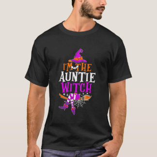 Im The Auntie Witch Shirt Funny Halloween Family M