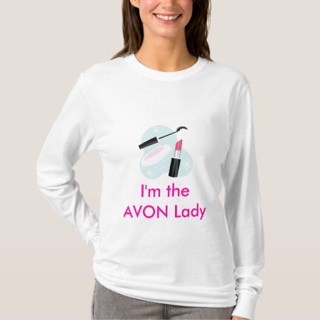 I'm The Avon Lady Fitted Long Sleeve T-shirt