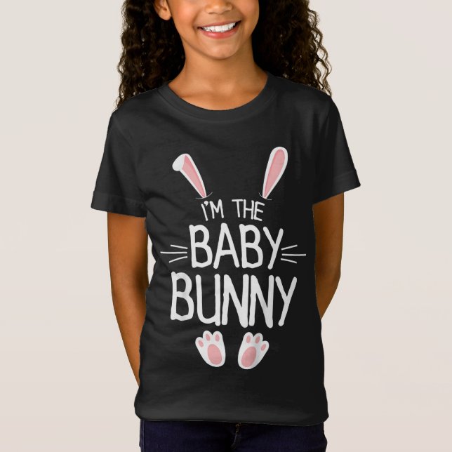 I'm The Baby Bunny Kids Cute Matching Family Easte T-Shirt (Front)