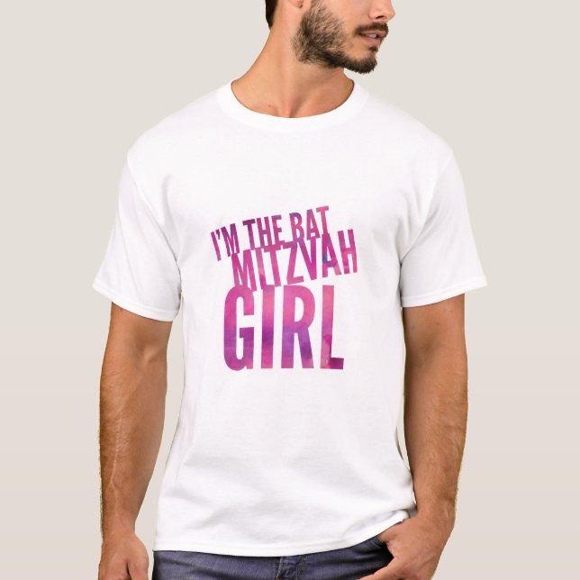I'm the Bat Mitzvah Girl T-Shirt (Front)