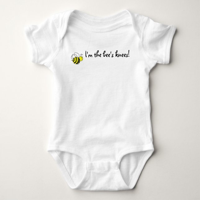 I'm the bee's knees! baby bodysuit (Front)