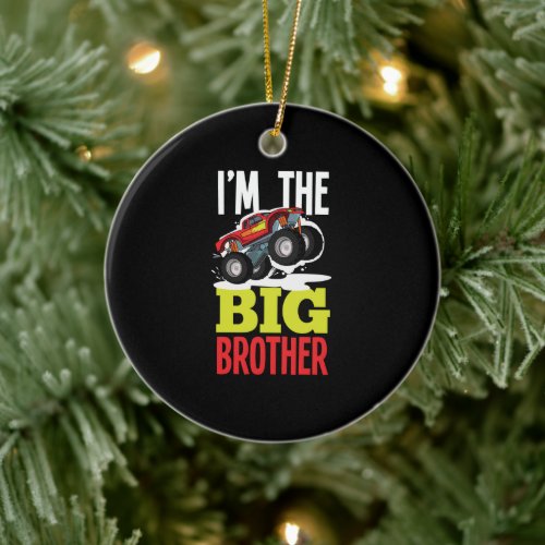 Im The Big Brother Im Going To Be A Big Brother Ceramic Ornament