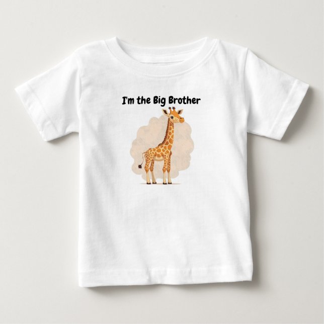 I'm the Big Brother Modern Boy's Toddler T-Shirt (Front)