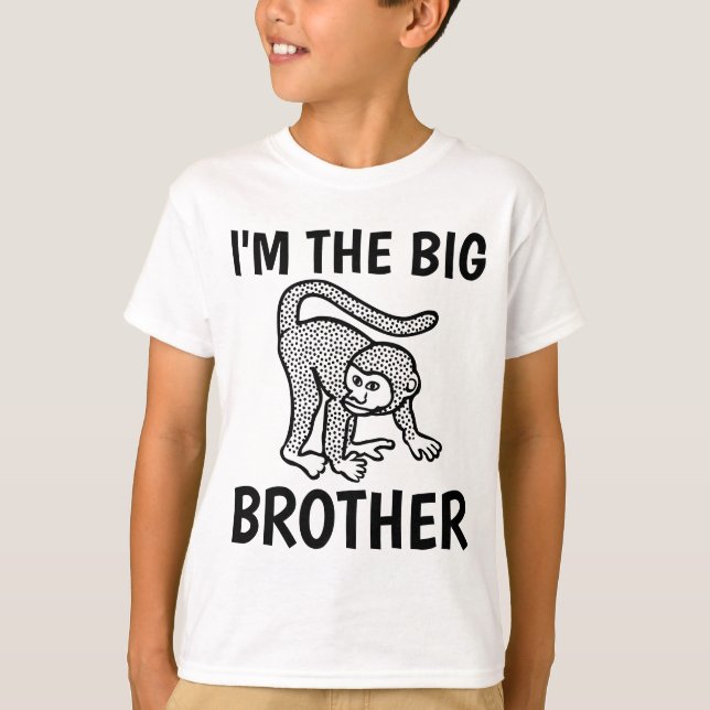 I'M THE BIG BROTHER MONKEY T-Shirts (Front)
