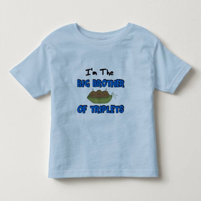 Im the BIG BROTHER of TRIPLETS (African American) Toddler T-shirt (Front)