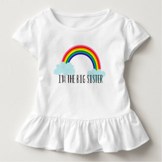 I'm The Big Sister Rainbow Toddle Tee