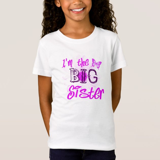 I am a big sister clearance shirt