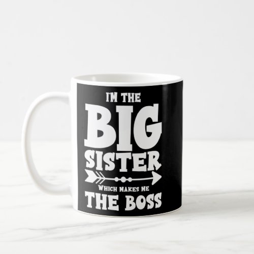 Im The Big Sister Which Makes Me The Boss Classic Coffee Mug