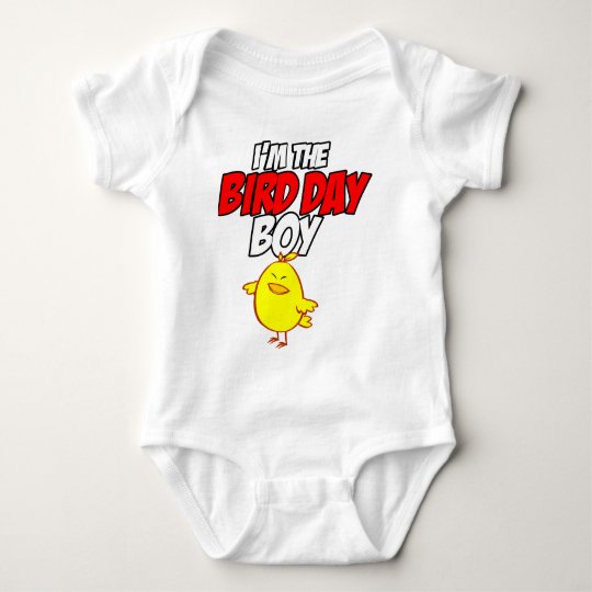 I'm the Bird Day Boy Baby Bodysuit