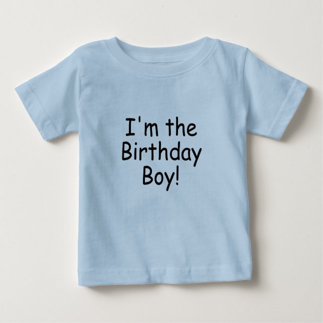 "I'm the Birthday Boy!" T-shirt (Front)