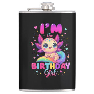  I'm The Birthday Girl Axolotl Flask